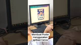 Praktek belajar membuat Poster dalam Aplikasi Canva