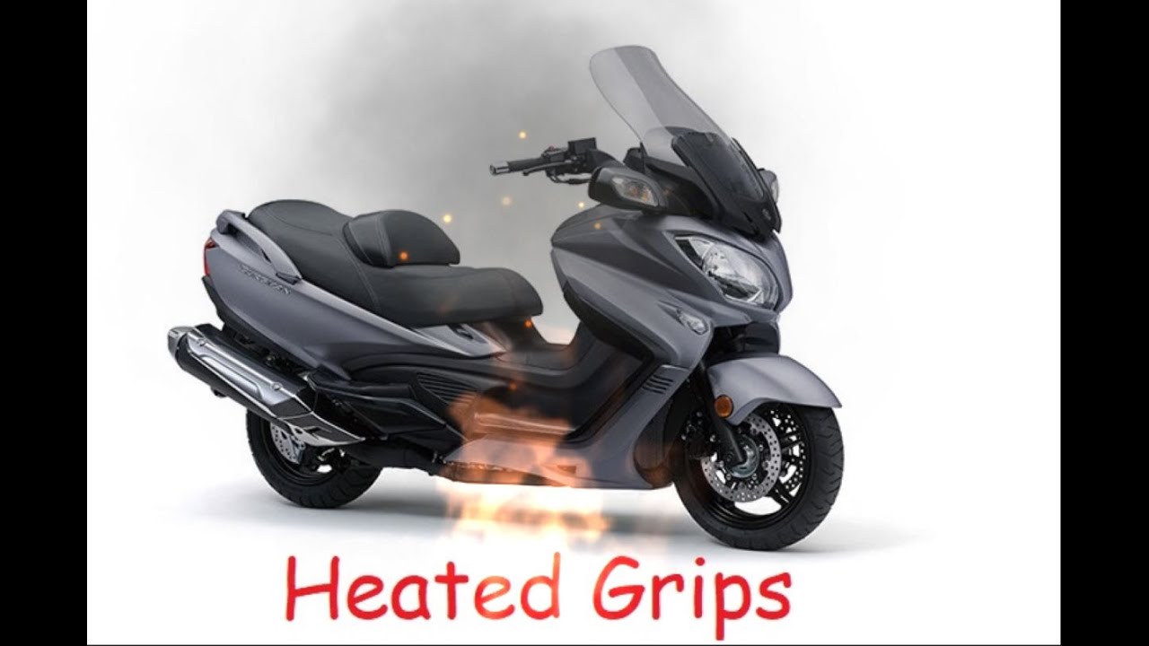 2011 Suzuki Burgman 650 Executive Heated Grips installed