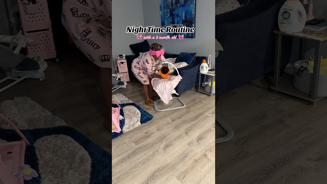 💤🫧🍼 NIGHT TIME ROUTINE WITH 8 WEEK OLD BABY  