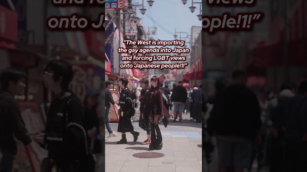 "The West is making Japan gay!1!"