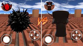 Playing as Black Sun Phase 2 Vs Playing as Mr Tree Phase 3 - Evoluton in maze in Garry's Mod screenshot 3
