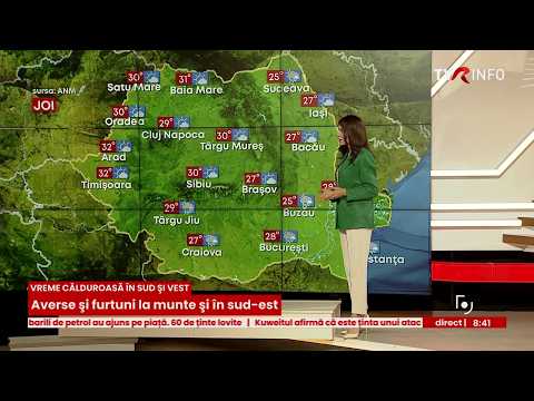 METEO. Averse și furtuni la munte și în sud-est