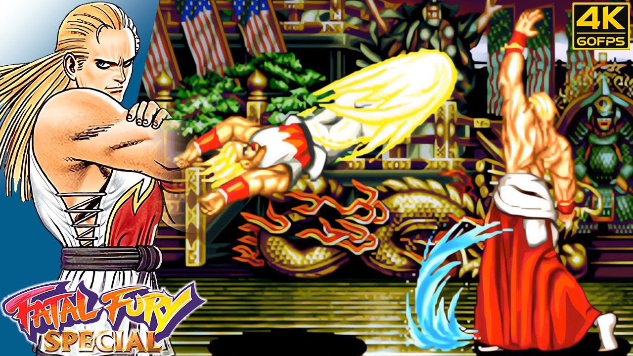 Fatal Fury Special - Andy Bogard (Arcade / 1993) 4K 60FPS