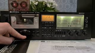 : Sharp Optonica RT-3838  Cassette Deck,  Electronic tape processor