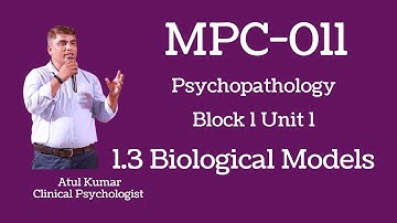 5. Biological Models- MPC 011 Block 1 Unit 1