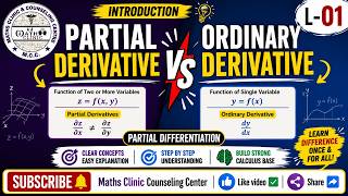 Partial Derivative Vs Ordinary Derivative | Introduction | Partial Differentiation | Engineering