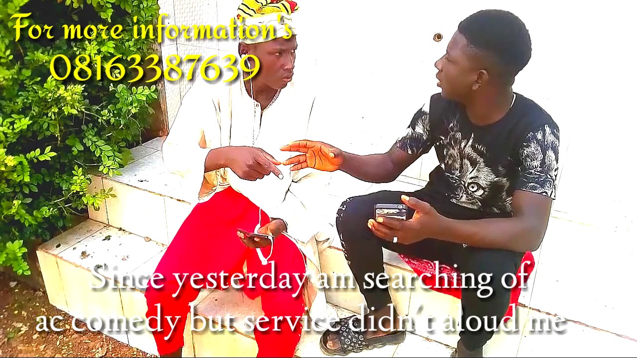 (Hausa comedy) Yadda ake fuskan tan damuwan sabis a maraba YouTube