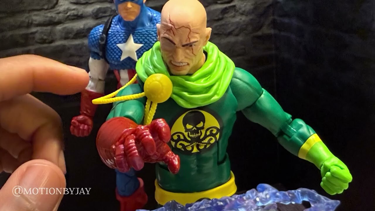 Captain America versus Von Strucker : Stop Motion Film created by 