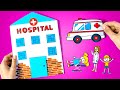 DIY Paper Hospital Game For Kids 🏥 Easy Paper Crafts