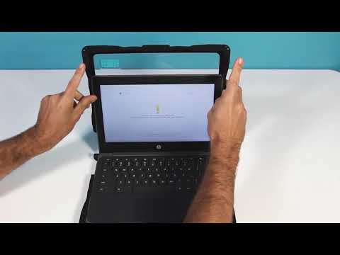 DropTech for HP Chromebook 11 G8 EE Installation - video from Gumdrop Cases