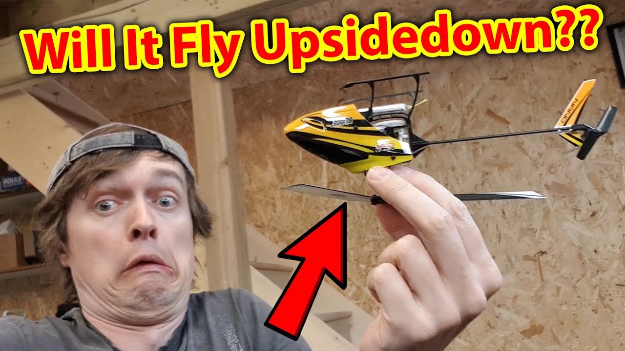 Can I fly an RC Helicopter Upside down? Blade Nano cps YouTube