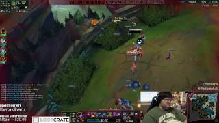 PinkWard with the 1v3 double kill