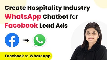 How to Create Hospitality Industry WhatsApp Chatbot for Facebook Lead Ads using Pabbly Chatflow