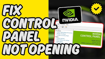 [Easy Guide] Fix Nvidia Control Panel Not Opening
