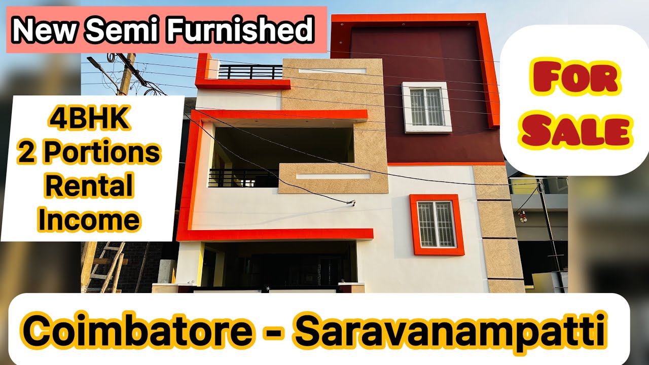 North Facing 2portion Rental House For Sale in Coimbatore