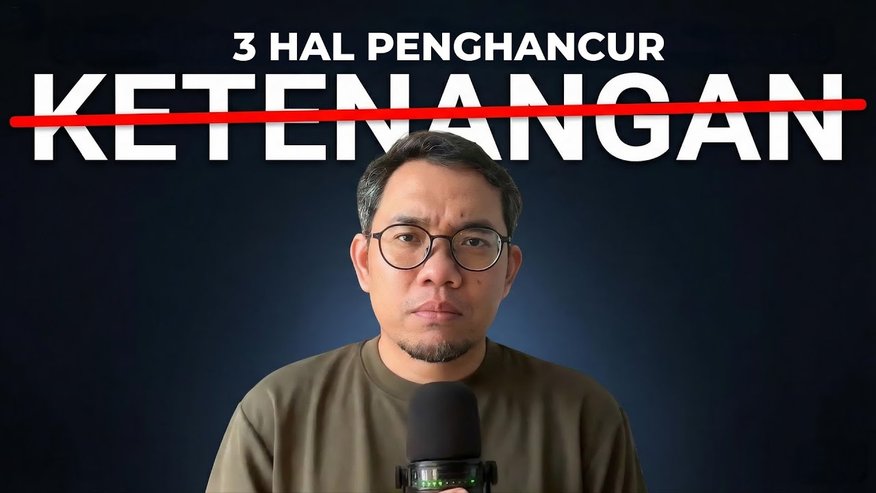 3 Sebab Hidup Gelisah + Solusi Tenang Batin