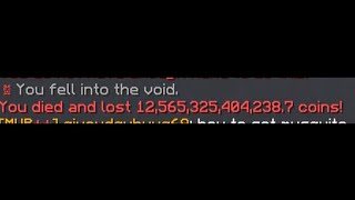 how i lost 12 TRILLION coins in hypixel skyblock