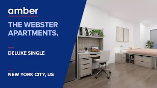 Room Tour | The Webster Apartments, New York City | Student Accommodation in USA | amber