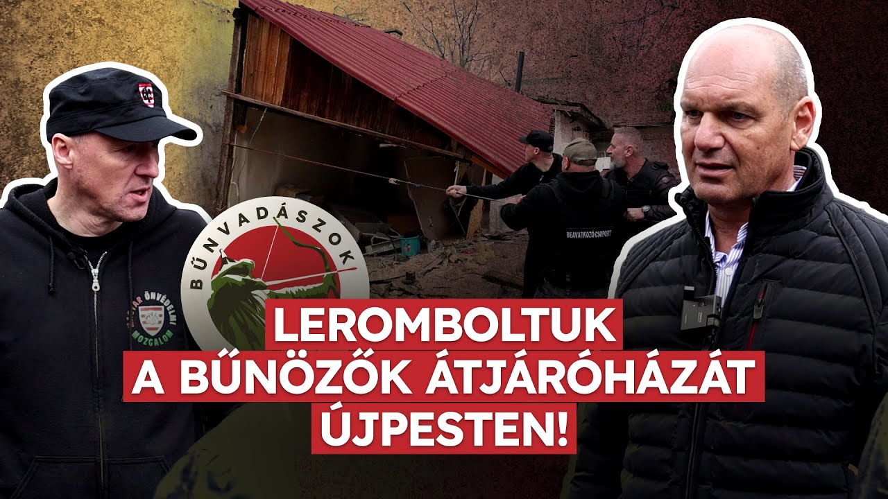 Leromboltuk a bűnözők átjáróházát Újpesten! (Bűnvadászok 3.)