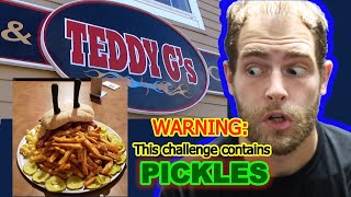 AM I UP FOR IT??? (Teddy Gs Mac Attack Burger Challenge)