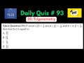 Daily Aptitude Quiz Challenge: Day 93 ⚡💡⚡