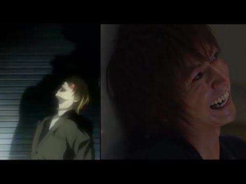 Death Note - Lights Evil Laugh - Anime Vs Movie
