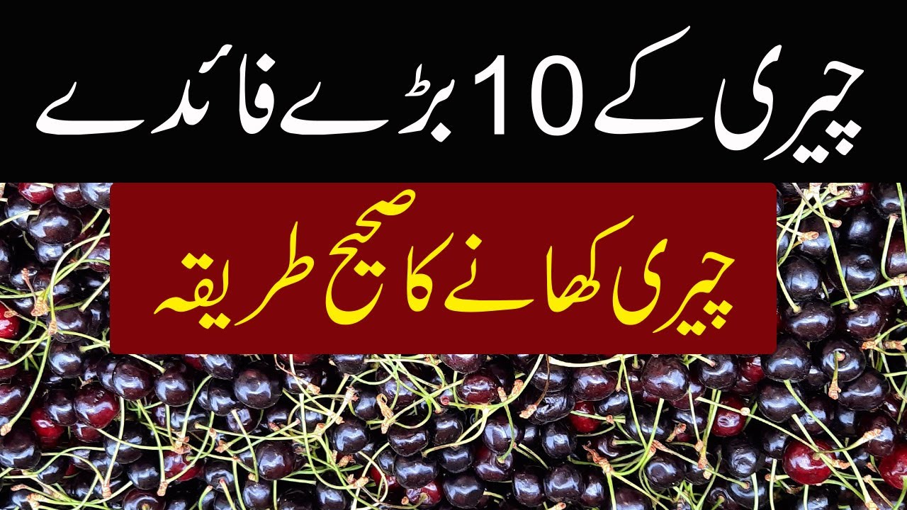Cherry Ke Fayde Cherry Ke Fawaid Cherry Khane Ka Sahi Tarika چیری