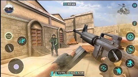 FPS Shooting Gun GameOffline Commando Strike Terrorist Fight Mission walkthrough Gameplay in Android