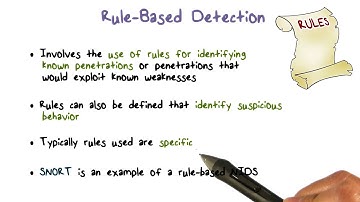 Rule Based Detection