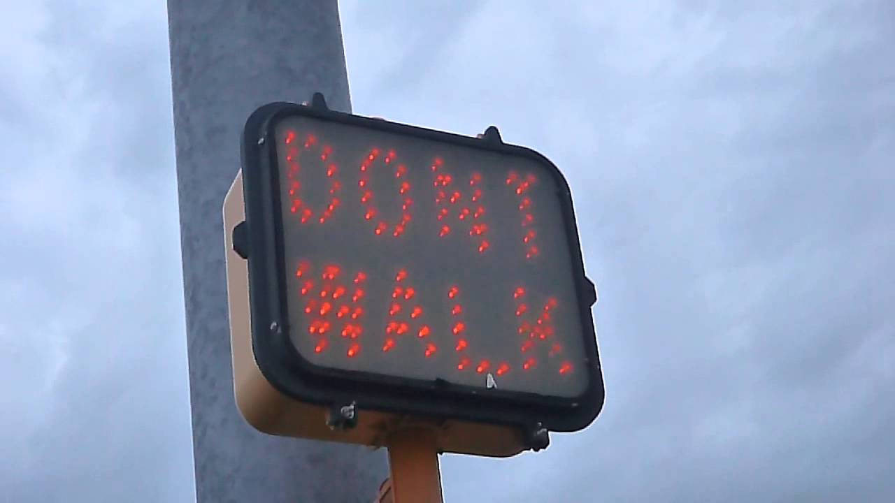 Fiber Optic Pedestrian Signal YouTube