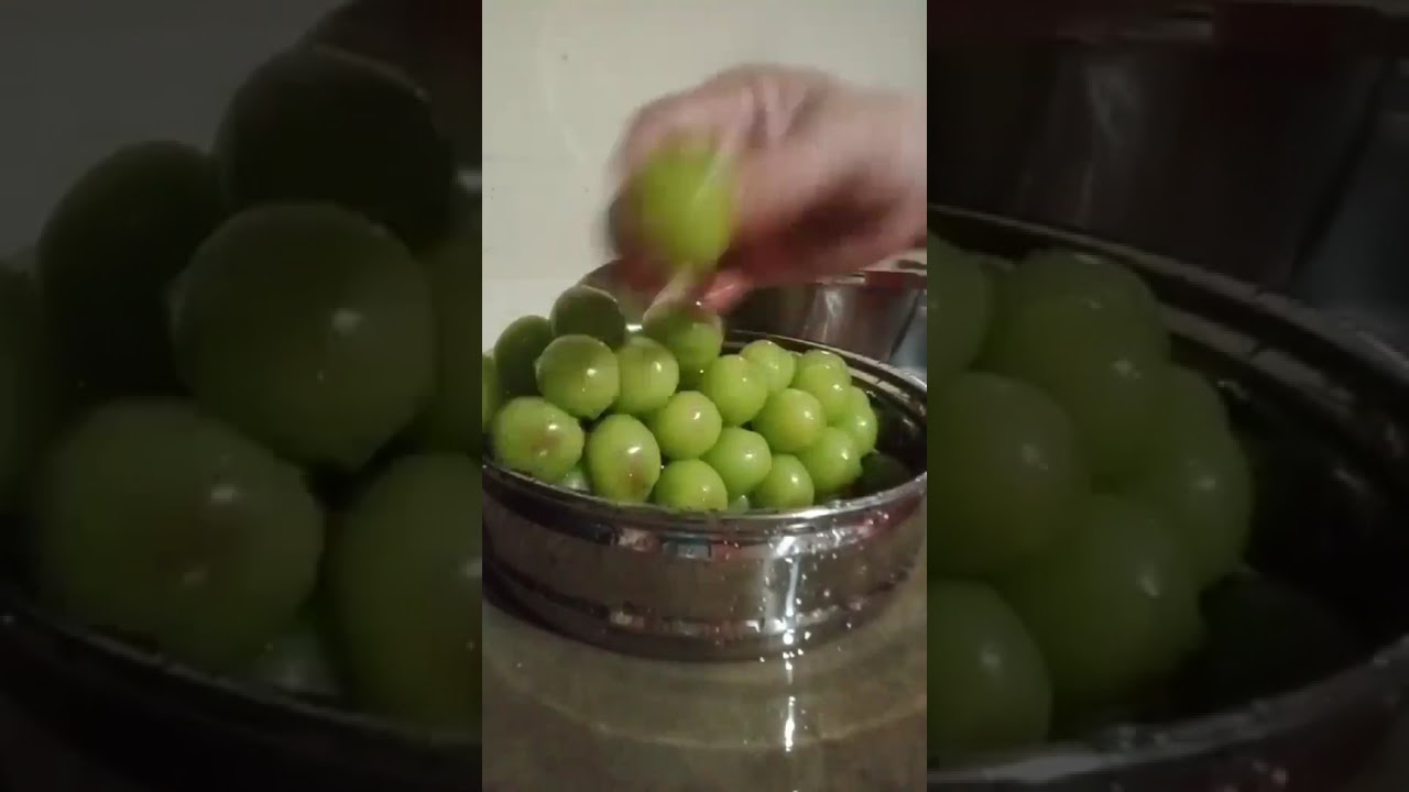 How to clean grapes 