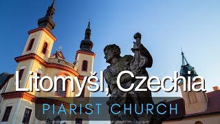 Download lagu Litomyšl, Czechia - The Piarist Church Discovery of the Holy Cross