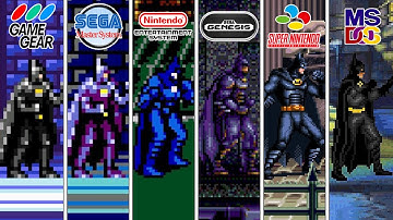 Batman Returns (1992) Game Gear vs Master System vs NES vs Genesis vs SNES vs Dos (Side by Side)