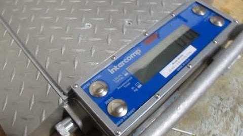 Intercomp MH-300  101200 Wireless Portable Truck Scale 20000lbs x 10 / 10000kg x 5