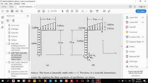 Analysis of a statically determinate structure using staad pro connect edition