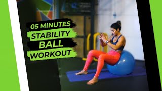 5 Minute Stability Ball Workout screenshot 5