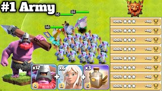 No skill need, This thrower army is very easy to use and Completely Broken in legend league !