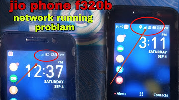 Jio Phone F320b Network Running Problem // jio phone network running solution
