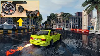 BMW M3 E30 ALPINA Drift in Rainy Barcelona 💦 | Assetto Corsa | Logitech G29 Gameplay