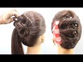 Easy French Bun Hairstyle With Using U Pin || French Roll/French Twist Hairstyle For Long Hair