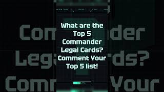 What Are the 5 BEST Commander Cards Ever Printed? #mtgshorts #mtg #mtgdecks #mtgfoil #mtgcollection