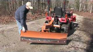 Using A Subcompact Tractor To Smooth A Gravel Driveway - Part 4
