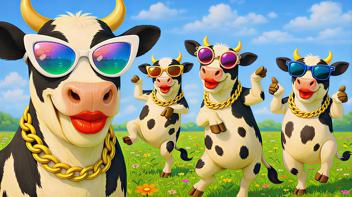 FUNNY COW DANCE 😂 │Cow Song & Cow Videos 2025 | Cow dance mix | funny dancing cow | mooing cow |moo