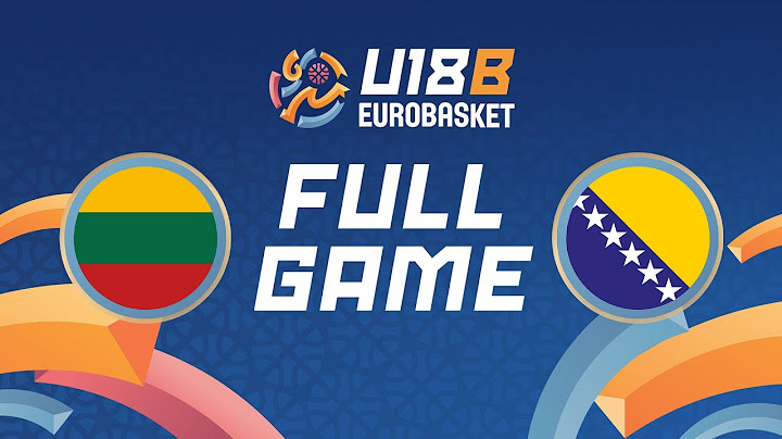 Group Phase | LTU v BIH | Full Basketball Game | FIBA U18 Women's EuroBasket 2025 Div. B