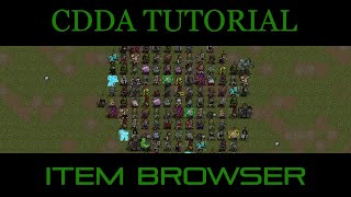CDDA - Tutorial Let's Play 07.5 - The Item Browser