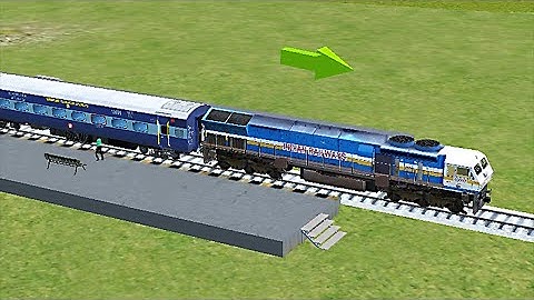 Train Sim Missions 1 Using Indian Train WDP-4