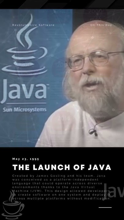 On This Day: May 23, 1995: The Launch of Java - Revolutionizing ...