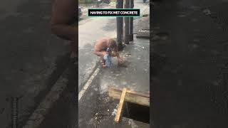 When Theres No Wet Concrete Sign 😂