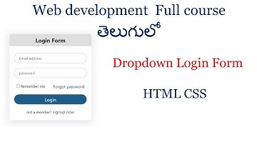 Login form html css | Login Page HTML  CSS | How to create login form using html css | Login form
