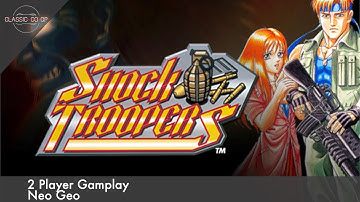 Shock Troopers | 2 Player Co-op Gameplay | Neo Geo | Mister FPGA